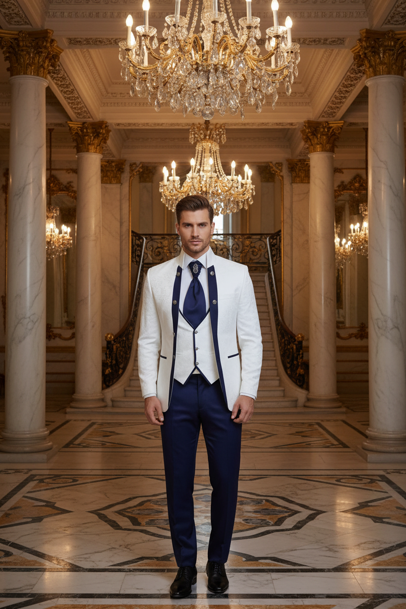 👑 King Léopard Or – Costume 3 Pièces Audace