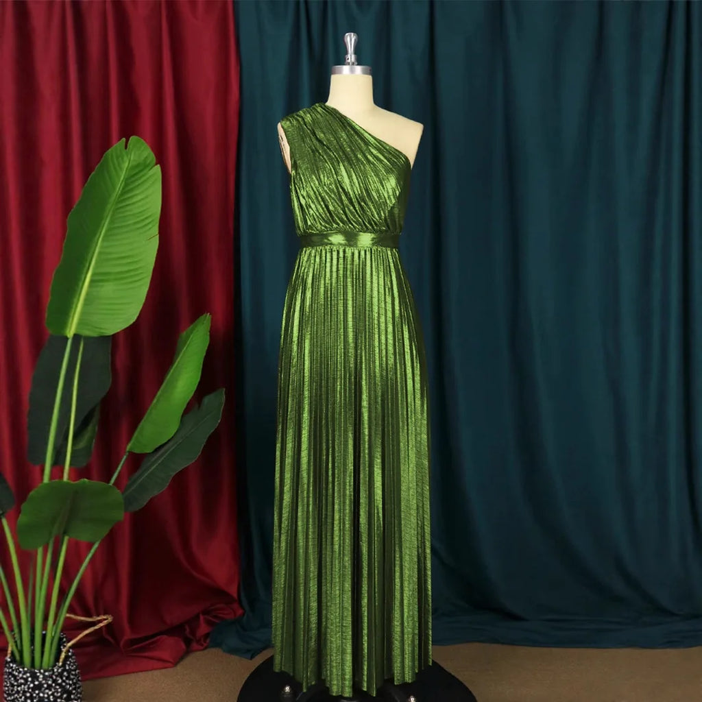 👑 QUEEN SILHOUETTE — ROBE LONGUE ASYMÉTRIQUE DOS NU COUTURE