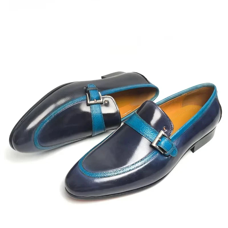 👑 King Loafer Boucle Bleue – Casual Luxe