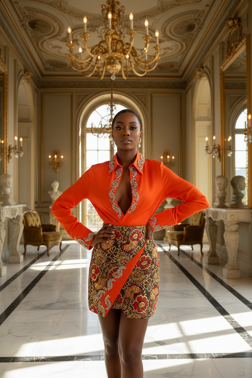 👑 QUEEN DENTELLE PERLÉE — MINI FOURREAU SIGNATURE