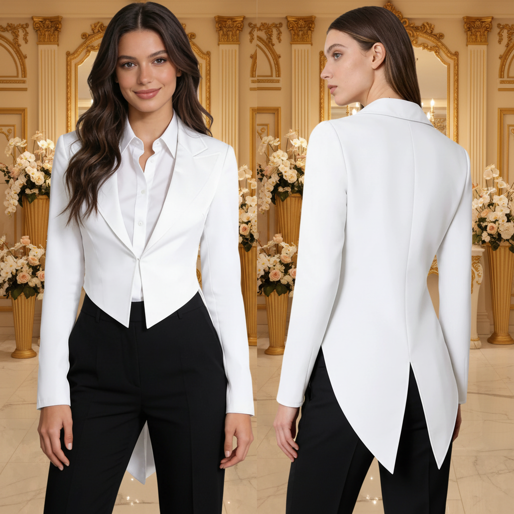 👑 QUEEN QUEUE-DE-PIE BLAZER — TUXEDO VINTAGE SIGNATURE RUNWAY EDITION