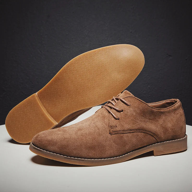 👑 King Derby Suede – Grande Taille Business