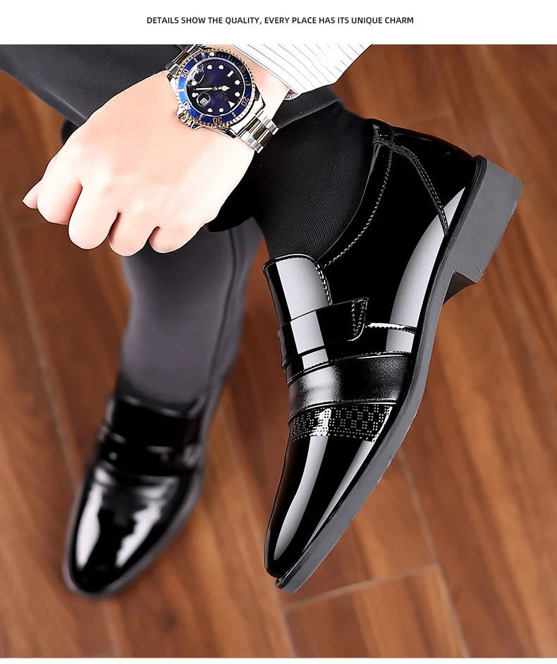 👑 Royal Brogue Retro – Oxford Sculpté Gentleman