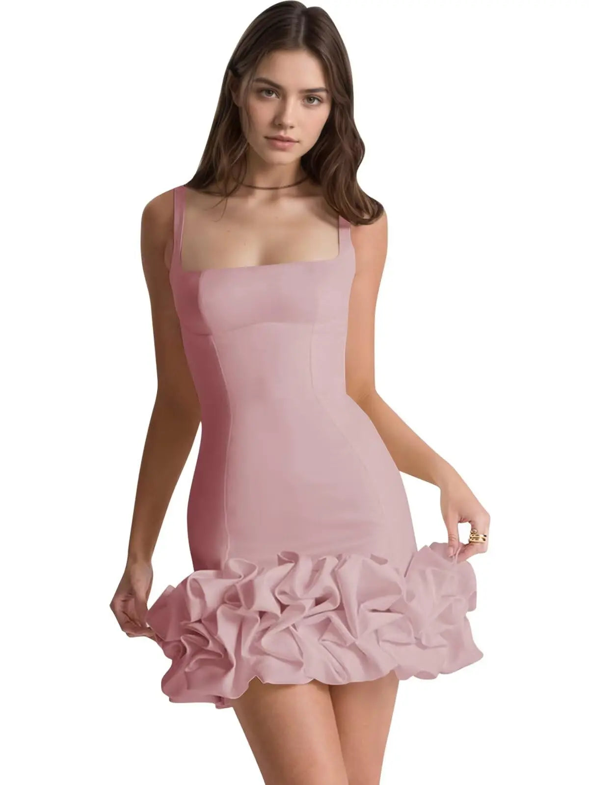 👑 QUEEN SATIN FLEURS 3D — CORSET SIGNATURE RUNWAY EDITION