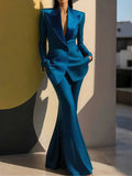 👑 QUEEN POWER SUIT — BLAZER PANTALON REVERS POINÇON
