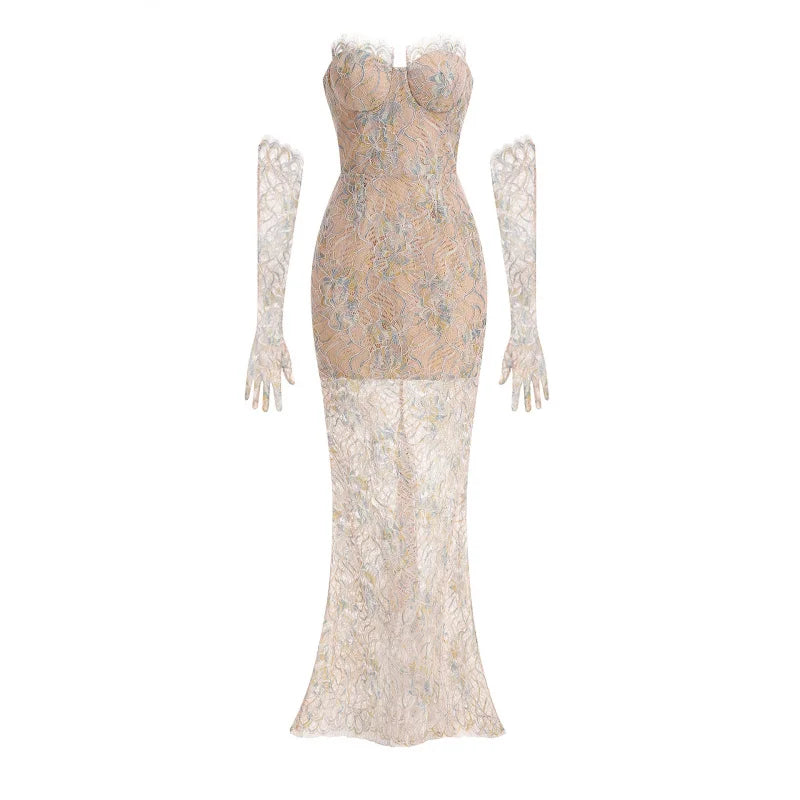 👑 QUEEN DENTELLE SIRÈNE — ROBE SIGNATURE