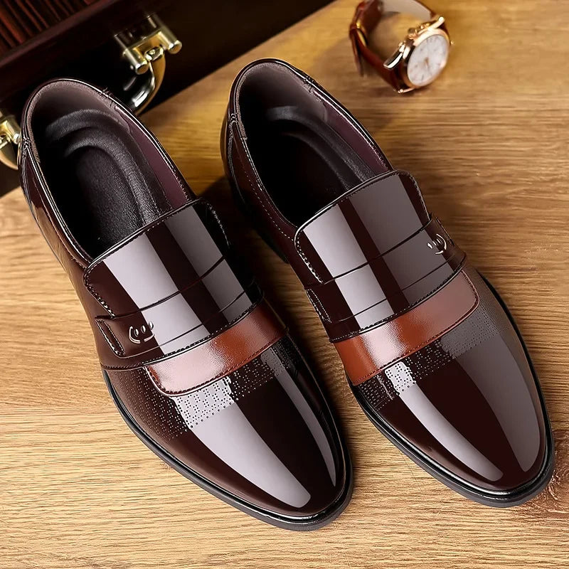👑 Royal Brogue Retro – Oxford Sculpté Gentleman