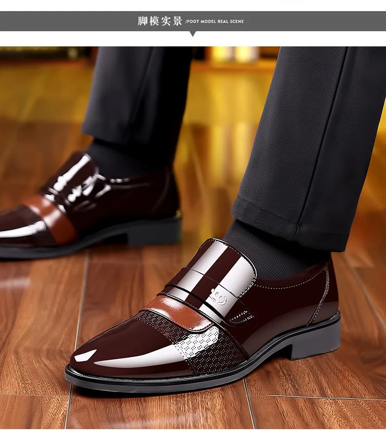 👑 Royal Brogue Retro – Oxford Sculpté Gentleman