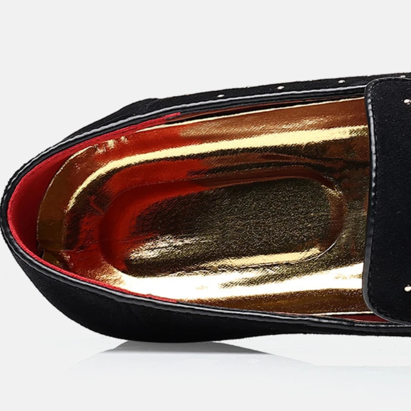 👑 King Loafer Suède – Chaussure Élégante Confort
