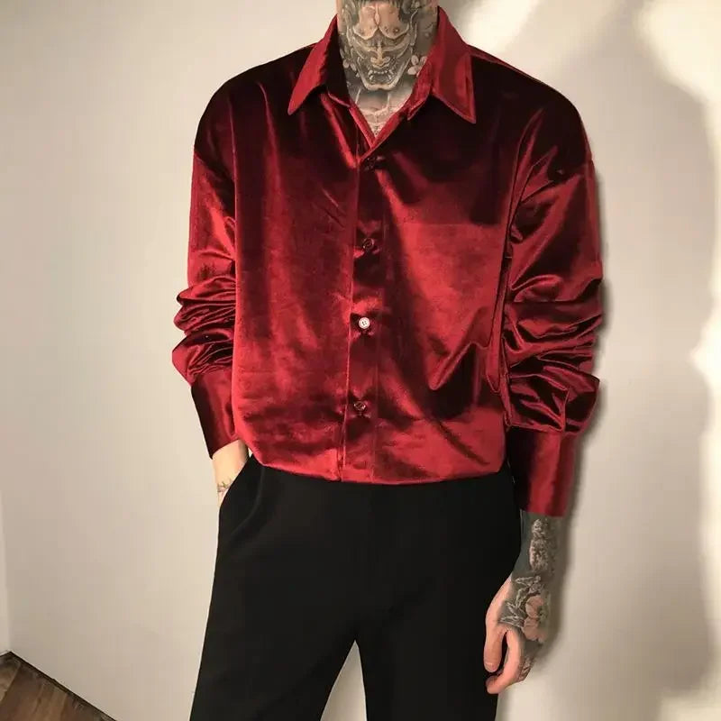 👑 KING CHEMISE CASUAL LUXE — MANCHES LONGUES RUNWAY EDITION
