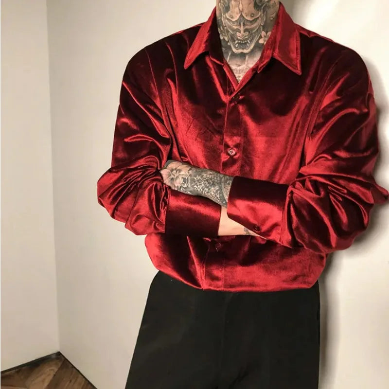 👑 KING CHEMISE CASUAL LUXE — MANCHES LONGUES RUNWAY EDITION