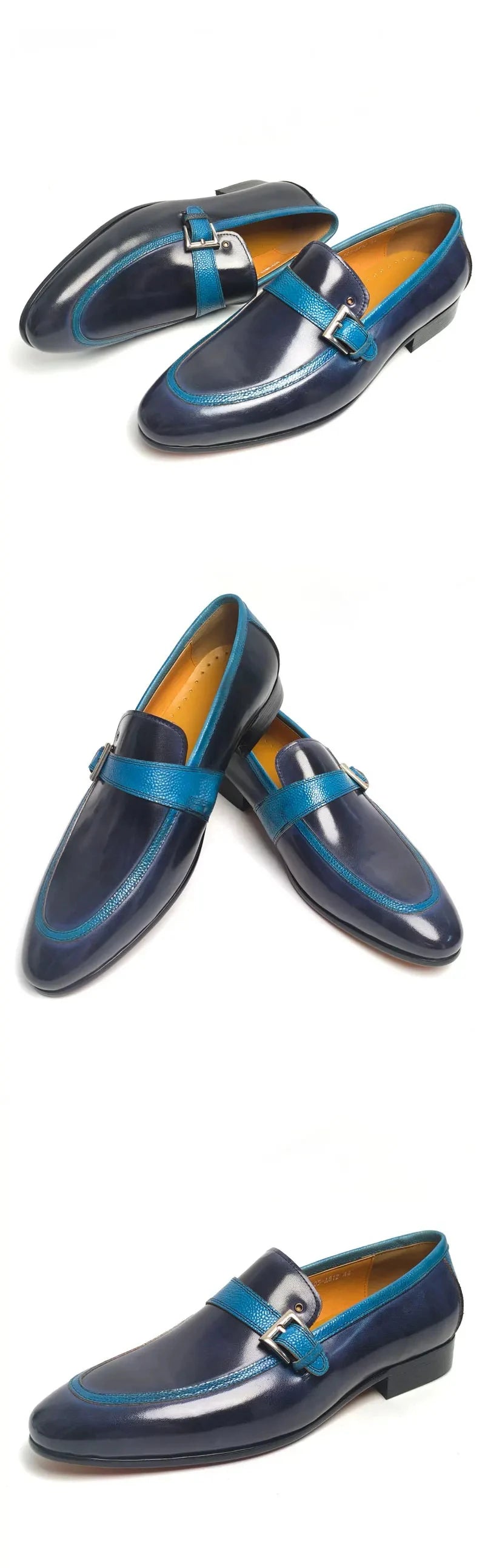 👑 King Loafer Boucle Bleue – Casual Luxe