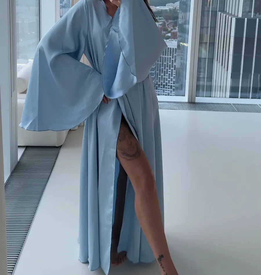 👑 QUEEN LACE — VELVET NIGHT ROBE SIGNATURE