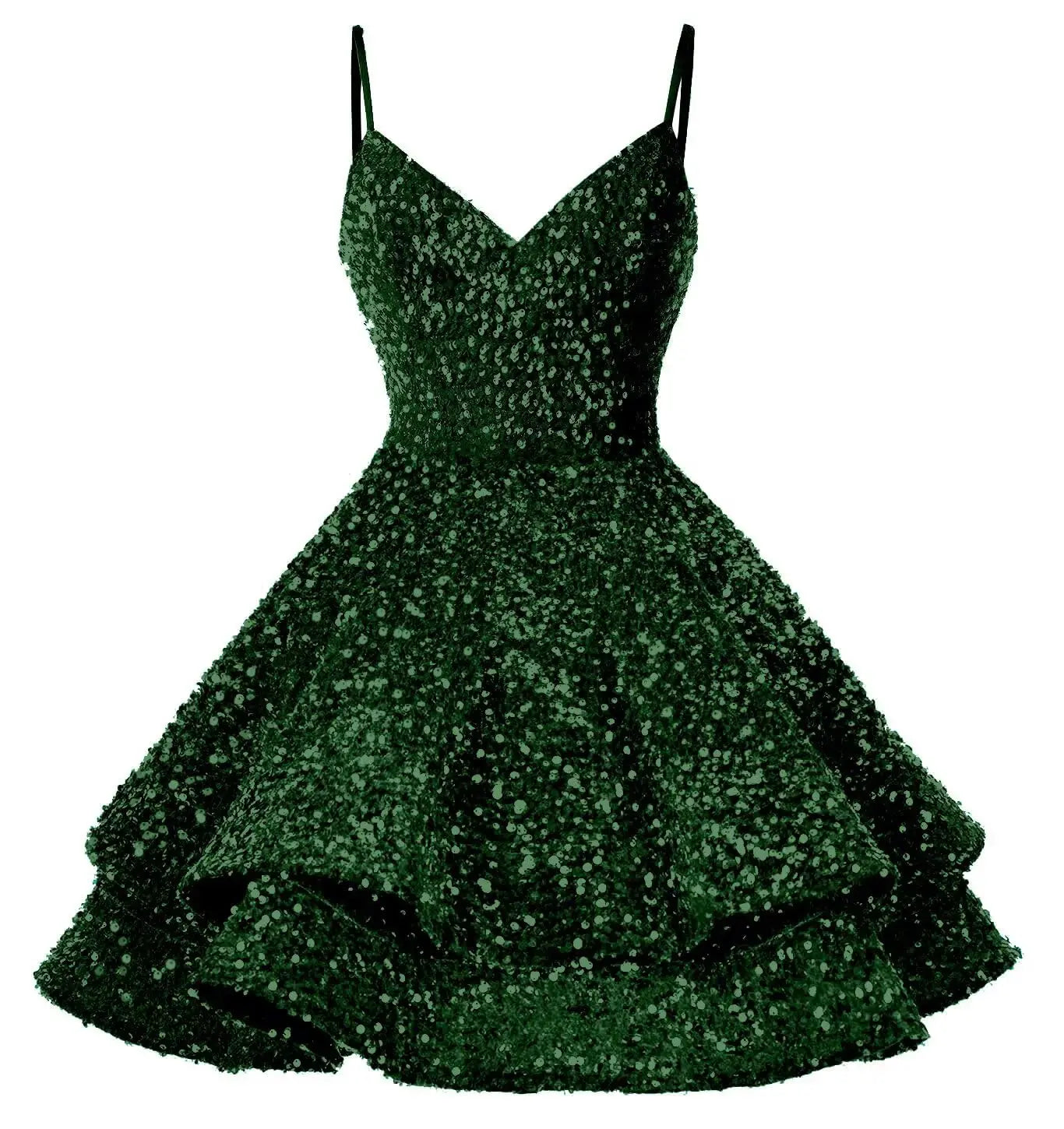 👑 QUEEN SEQUINS COL V — ROBE PROM SIGNATURE RUNWAY EDITION