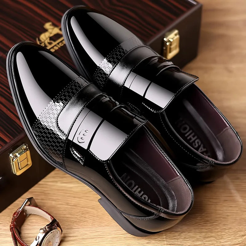 👑 Royal Brogue Retro – Oxford Sculpté Gentleman