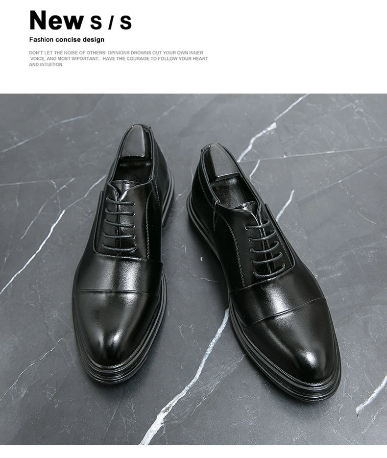 👑 King Cuir Quotidien – Derby Business Confort