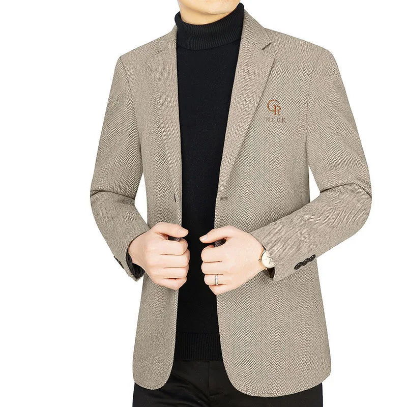👑 KING WOOL BLAZER — VESTE BLAZER LAINE LUXE BUSINESS CASUAL SIGNATURE
