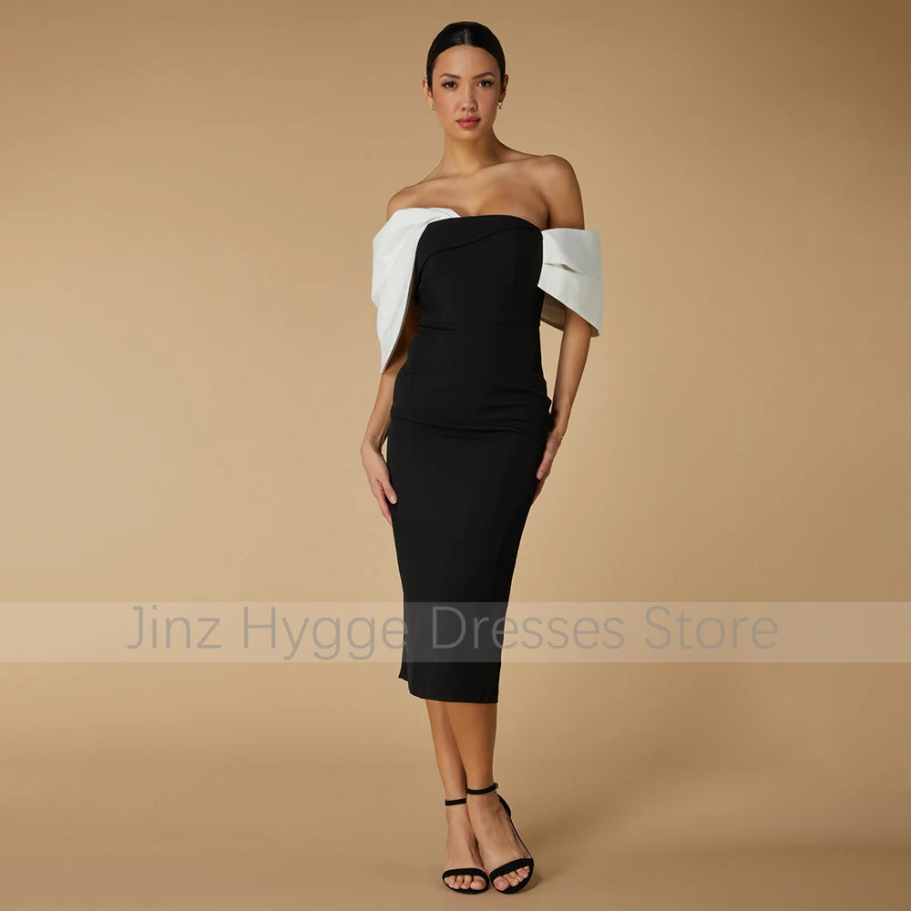 👑 QUEEN OFF SHOULDER — ROBE MIDI COLONNE SIGNATURE