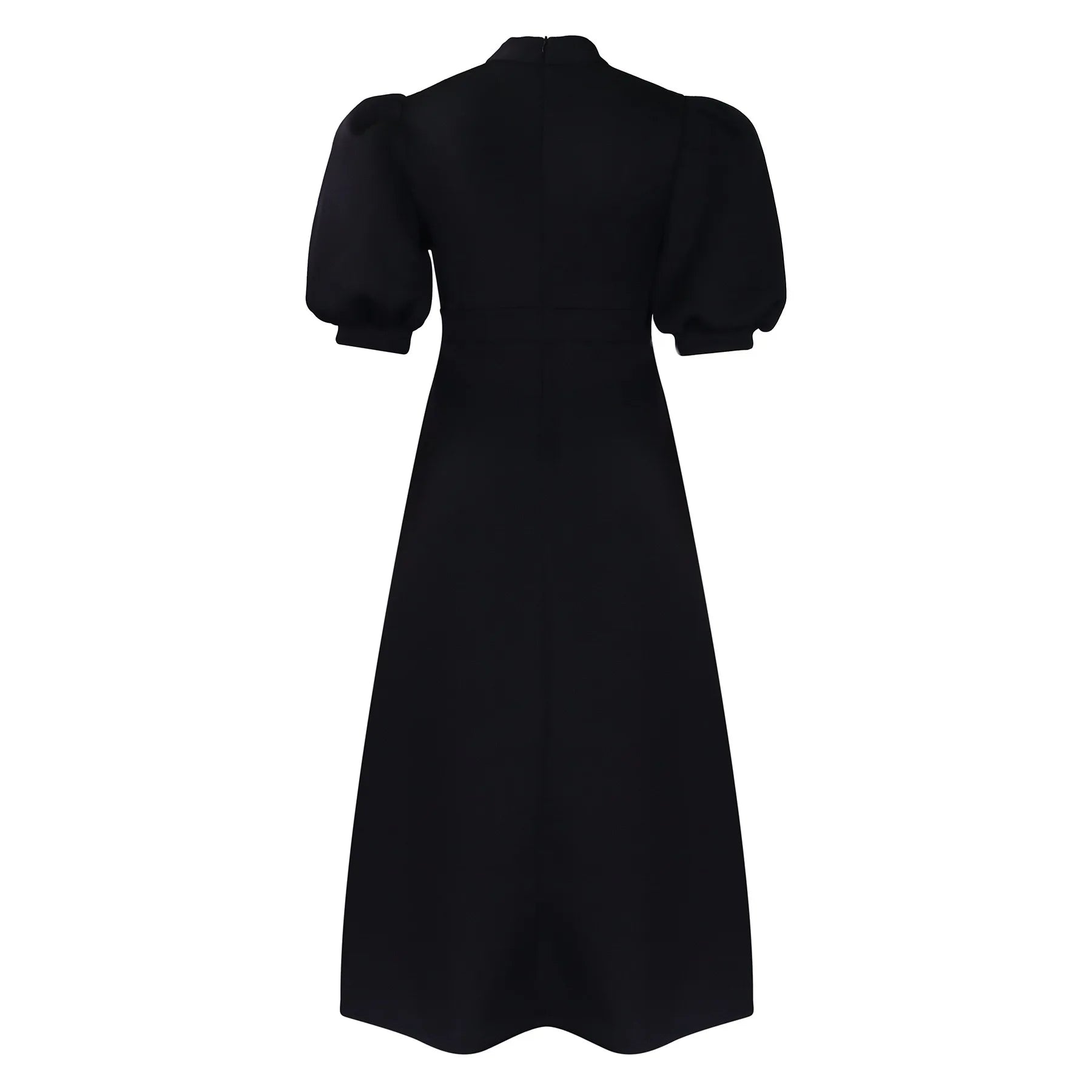 👑 QUEEN BOW — ROBE PLISSÉE À NŒUD SIGNATURE