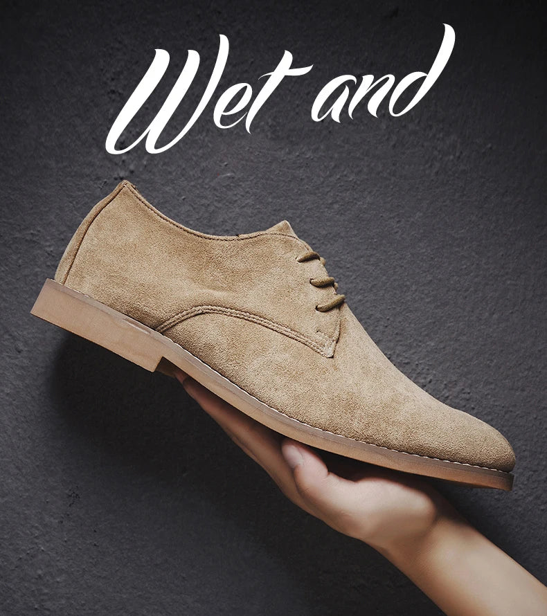 👑 King Derby Suede – Grande Taille Business