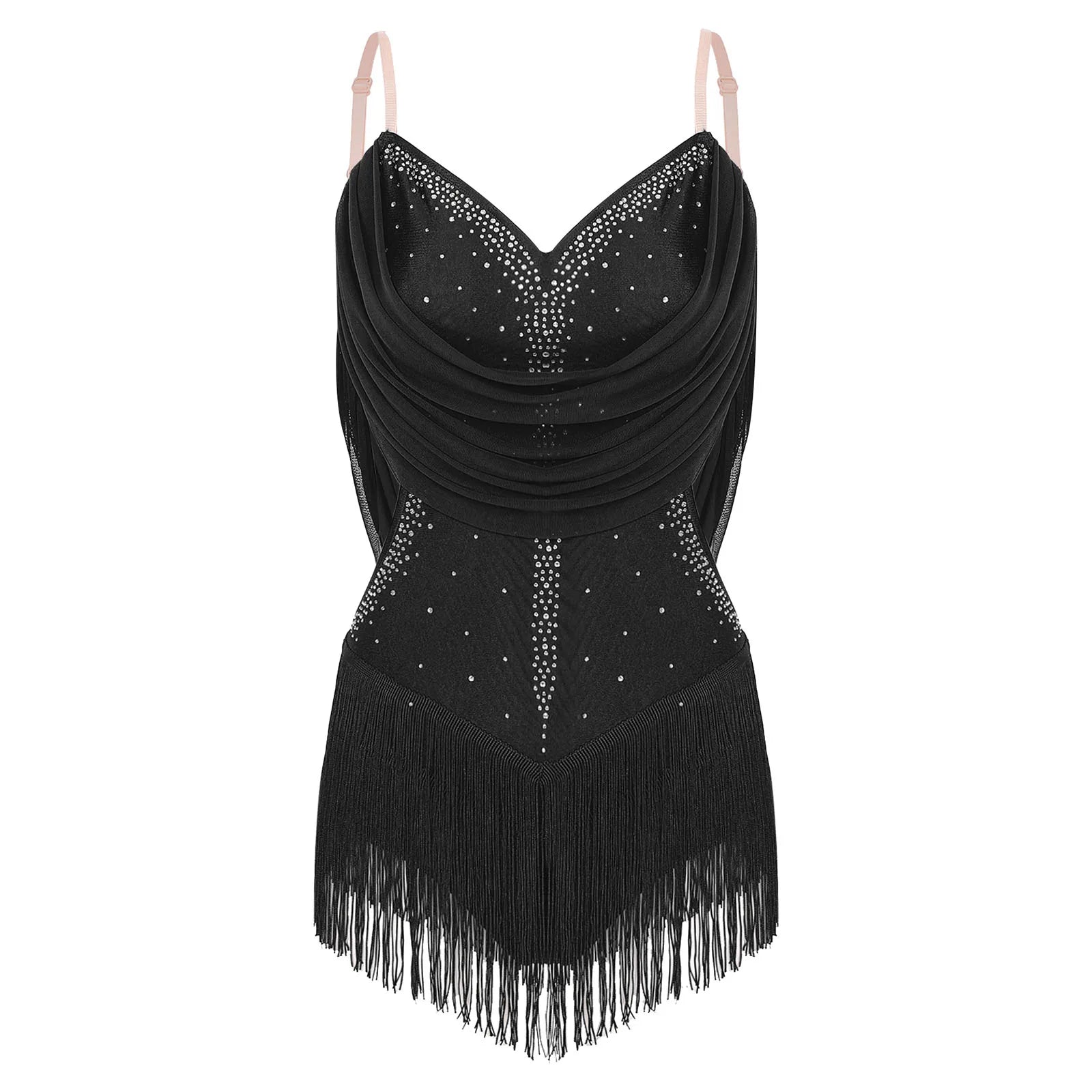 👑 QUEEN FRINGE — BODY DANSE FRANGES DRAPÉ COCKTAIL