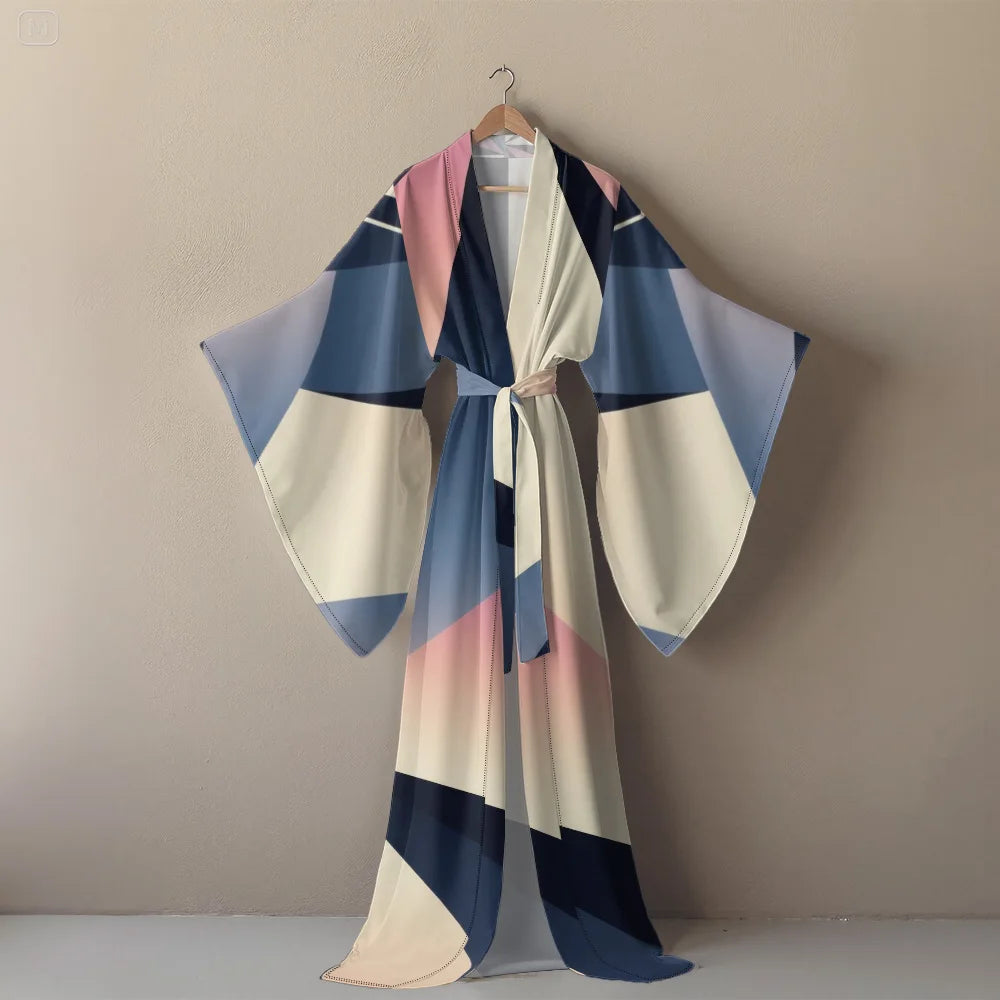 👑 Queen Kimono Boho – Robe Vacances Luxe