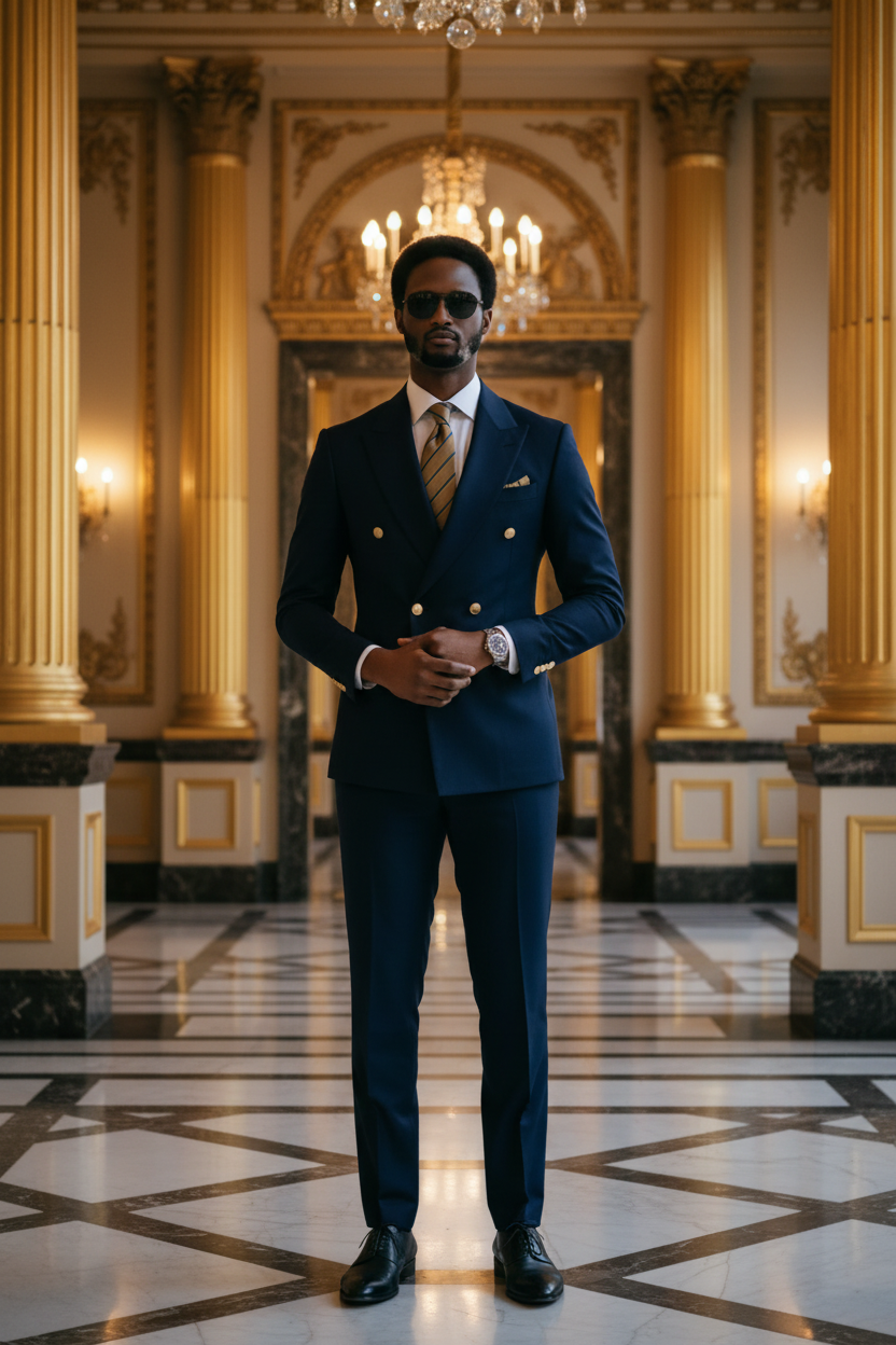 👑 KING ROSE CROSS — SMOKING CROISÉ ROSE MODERNE MARIAGE & BUREAU 2 PIÈCES