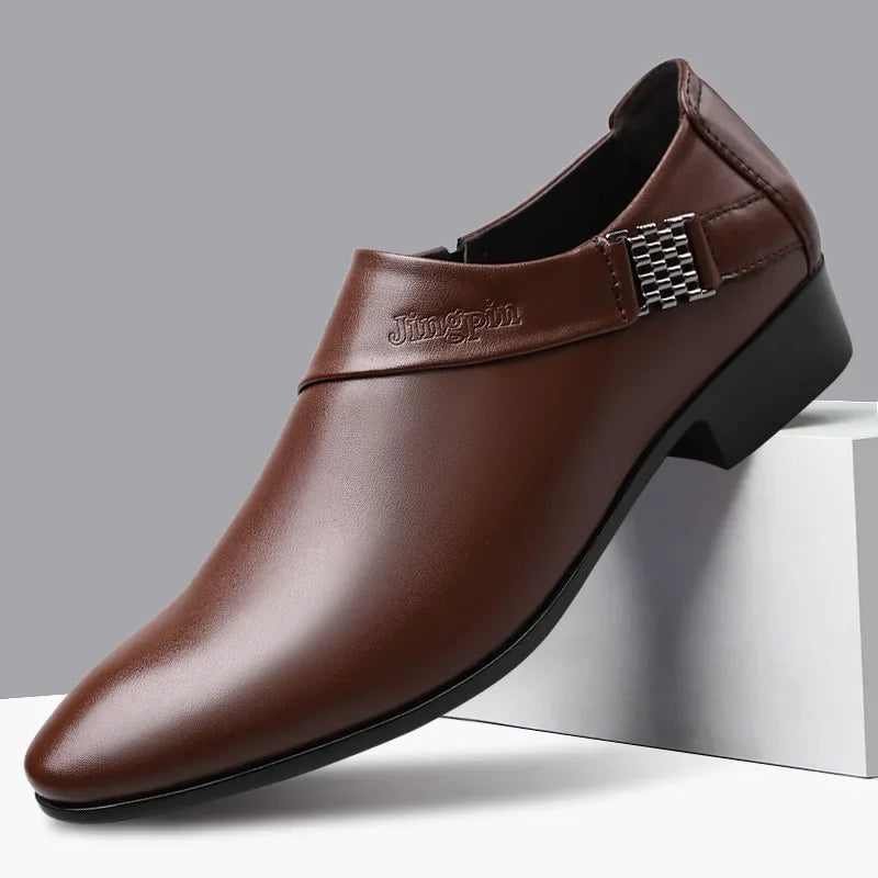 👑 Royal Slip-On Cuir – Oxford Business Grande Taille