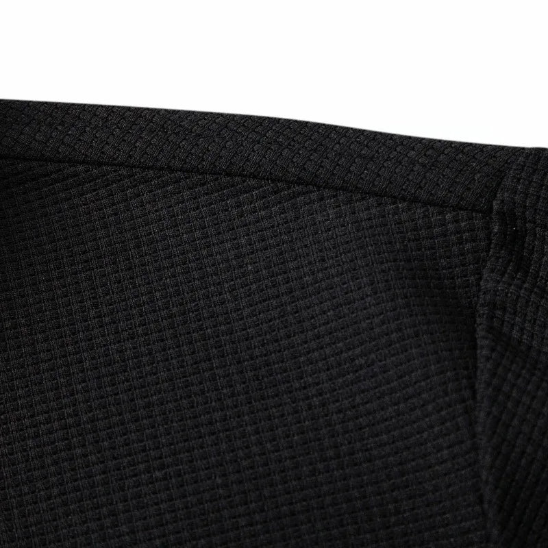👑 KING POLO BRODÉ — POLO HOMME MANCHES LONGUES COUTURE PREMIUM