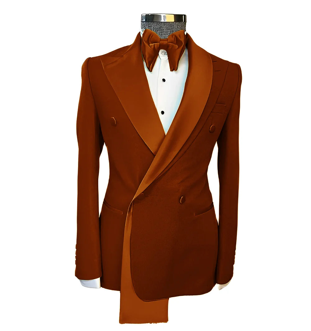 👑 KING PEAK LAPEL BLAZER — VESTE MARIAGE REVERS EN POINTE SUR MESURE