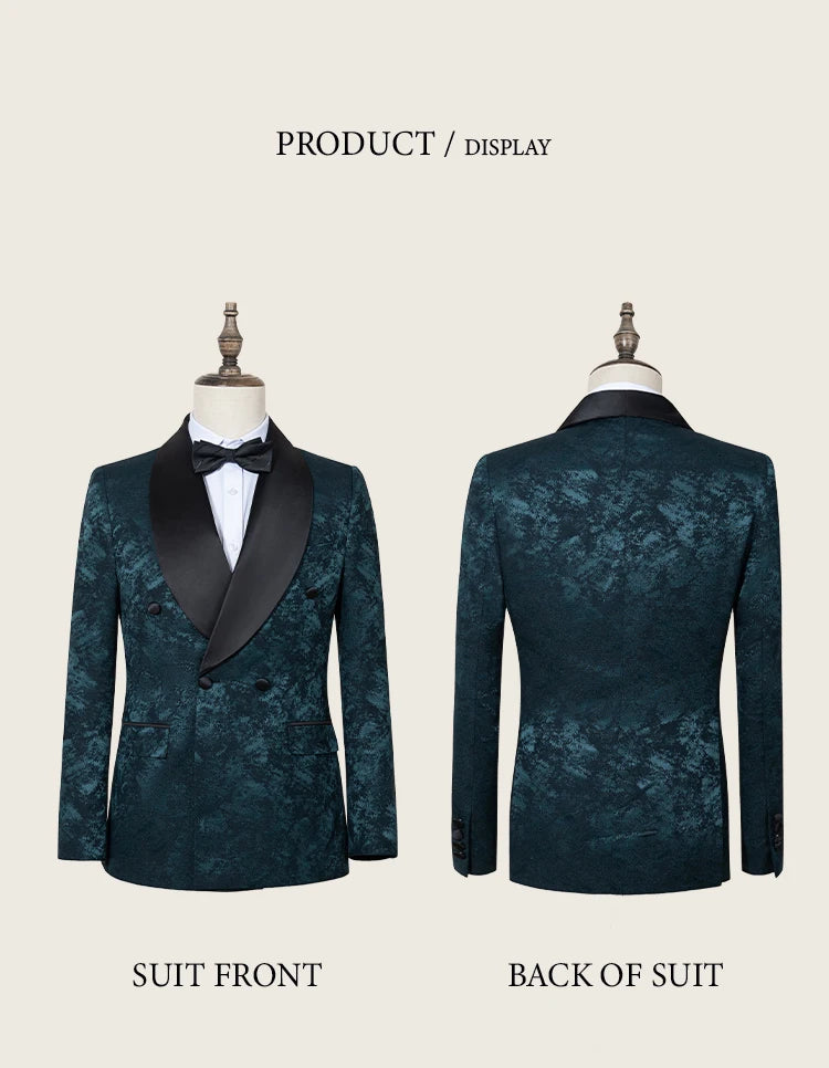 👑 KING TUXEDO CRISTAUX — 3 PIÈCES PRESTIGE SUR MESURE