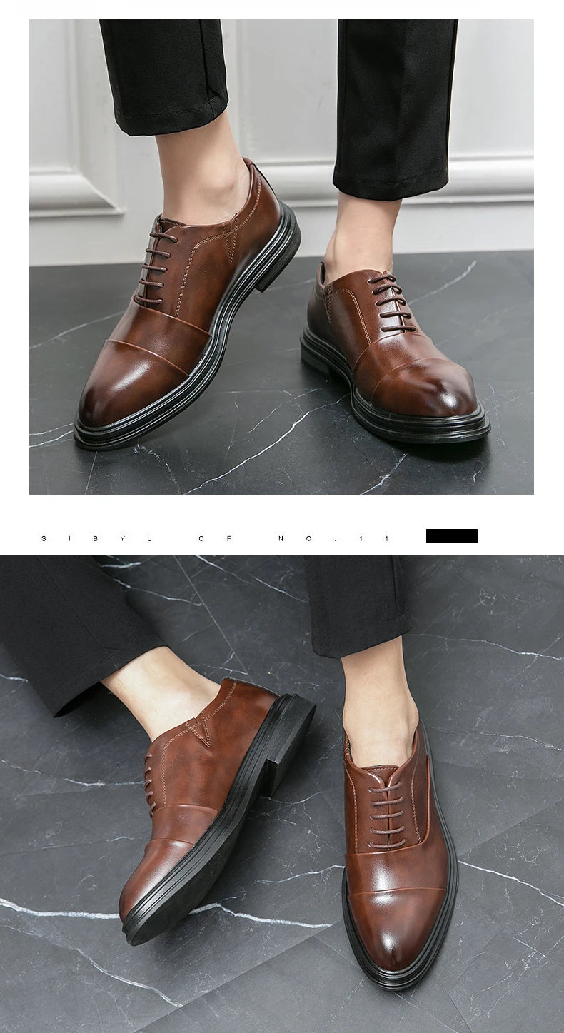 👑 King Cuir Quotidien – Derby Business Confort