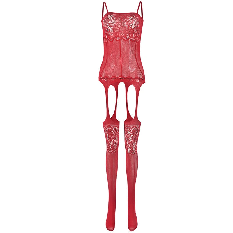 👑 QUEEN INTIMATE NET — BODY FILET TRANSPARENT GRANDE TAILLE