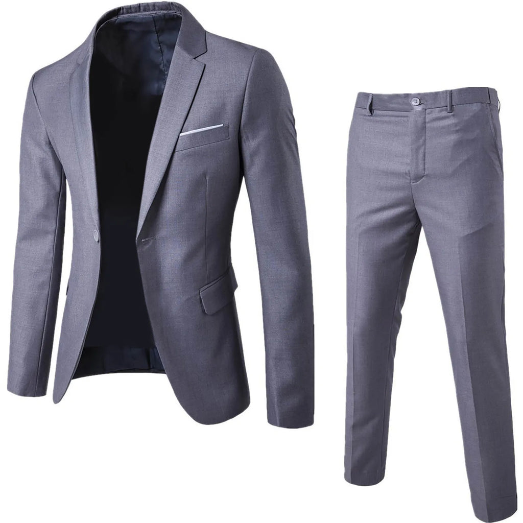 👑 KING SLIM SUIT — COSTUME 2 PIÈCES HOMME SLIM BUSINESS