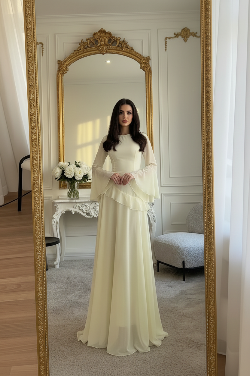 👑 QUEEN VOLANTS — ROBE FLUIDE SIGNATURE RUNWAY EDITION