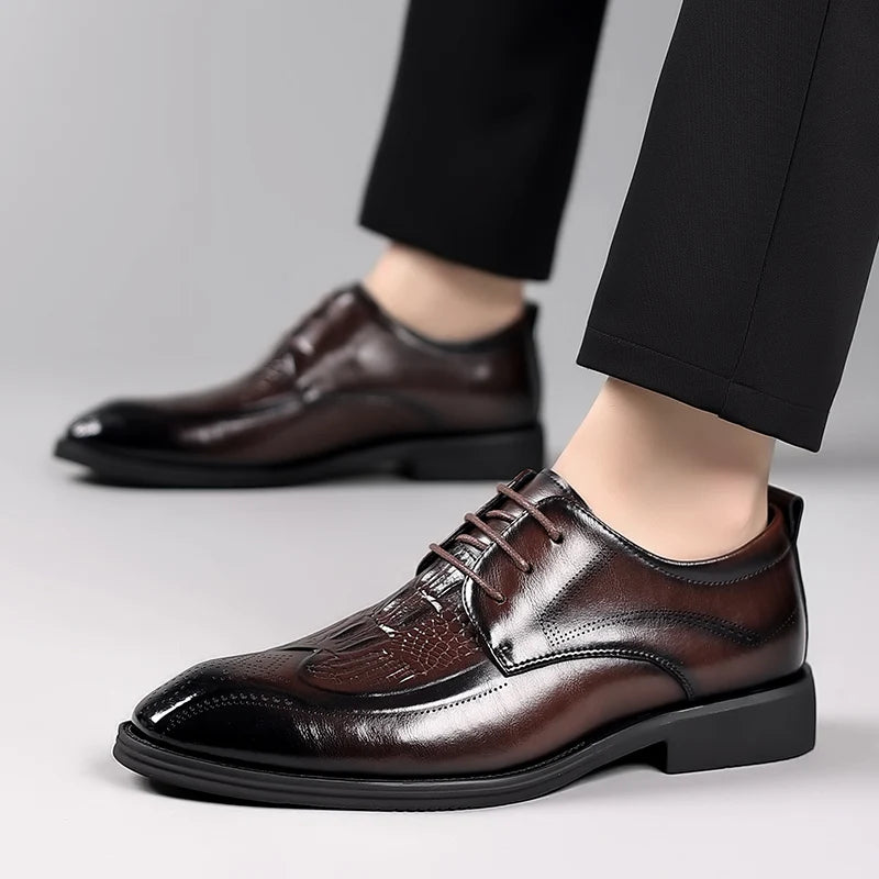 👑 King Derby Verni – Chaussure Banquet Prestige