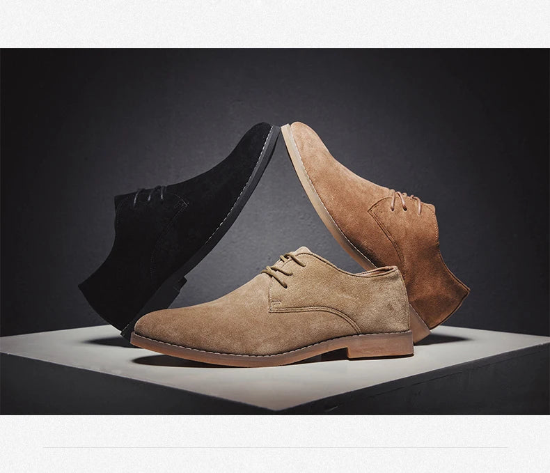 👑 King Derby Suede – Grande Taille Business