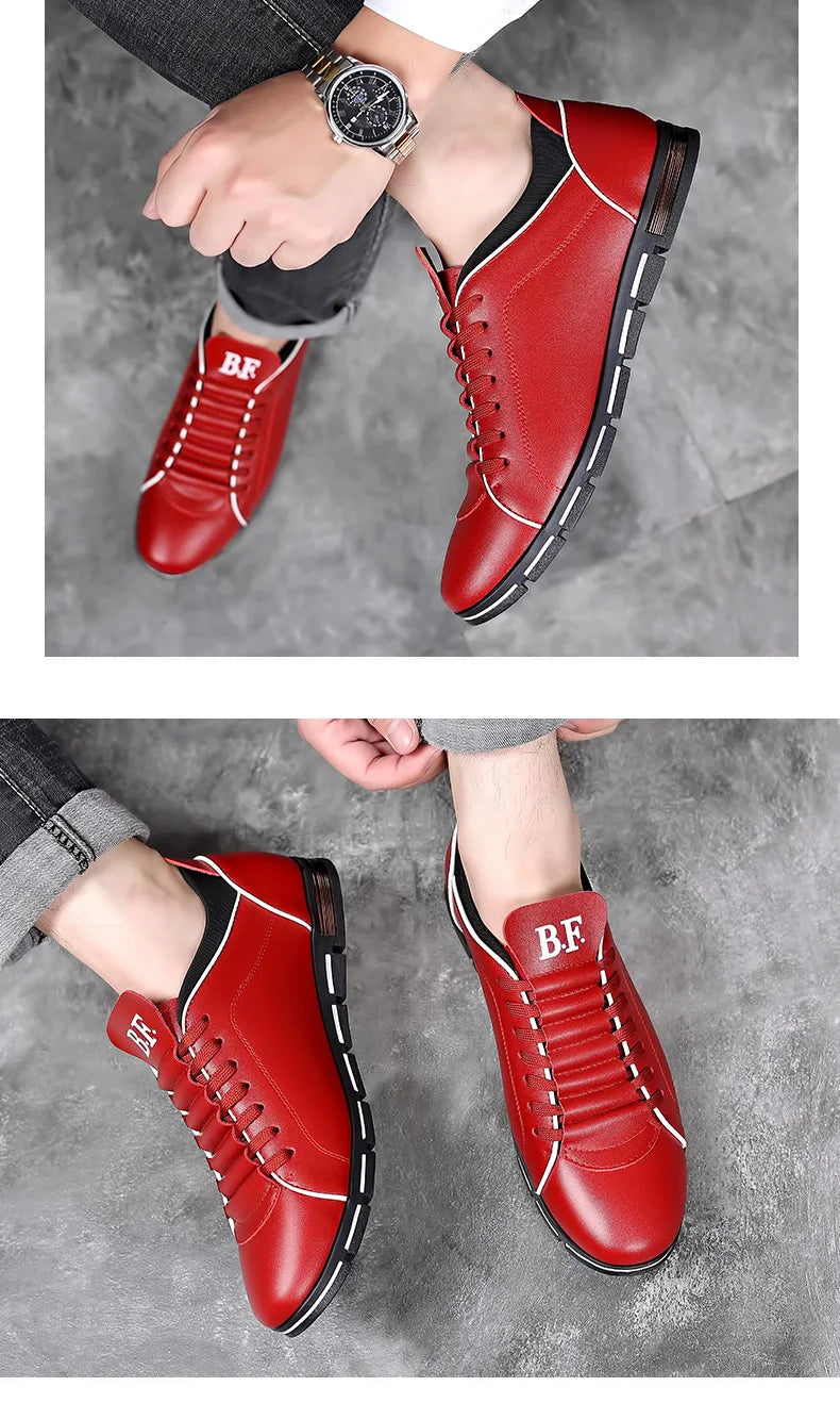 👑 King British Cuir – Loafer Casual Plat