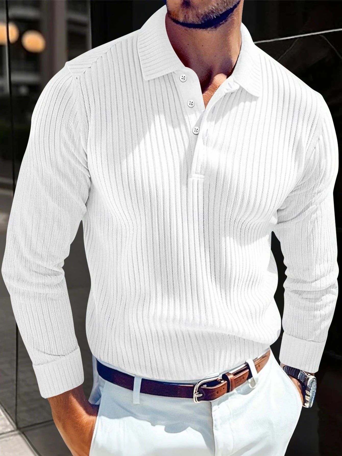 👑 KING POLO RAYÉ — BUSINESS CASUAL