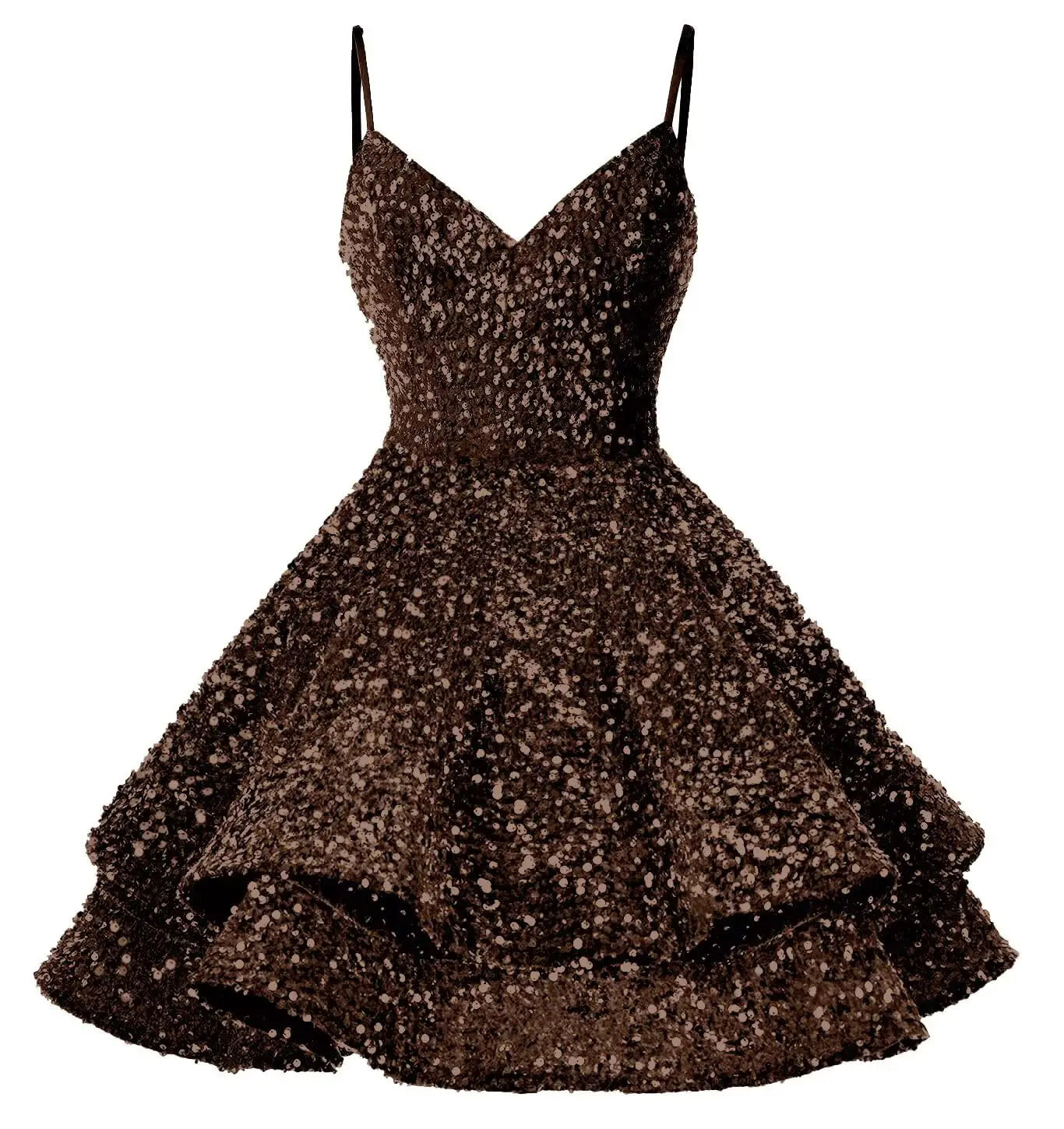 👑 QUEEN SEQUINS COL V — ROBE PROM SIGNATURE RUNWAY EDITION