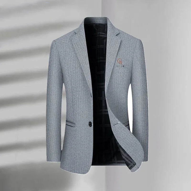 👑 KING WOOL BLAZER — VESTE BLAZER LAINE LUXE BUSINESS CASUAL SIGNATURE