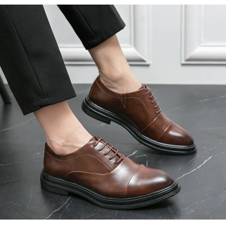 👑 King Cuir Quotidien – Derby Business Confort