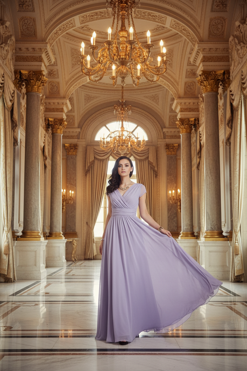 👑 Queen Chiffon Boho – Robe Été Élégante