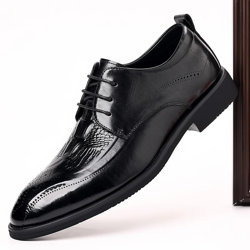 👑 King Derby Verni – Chaussure Banquet Prestige