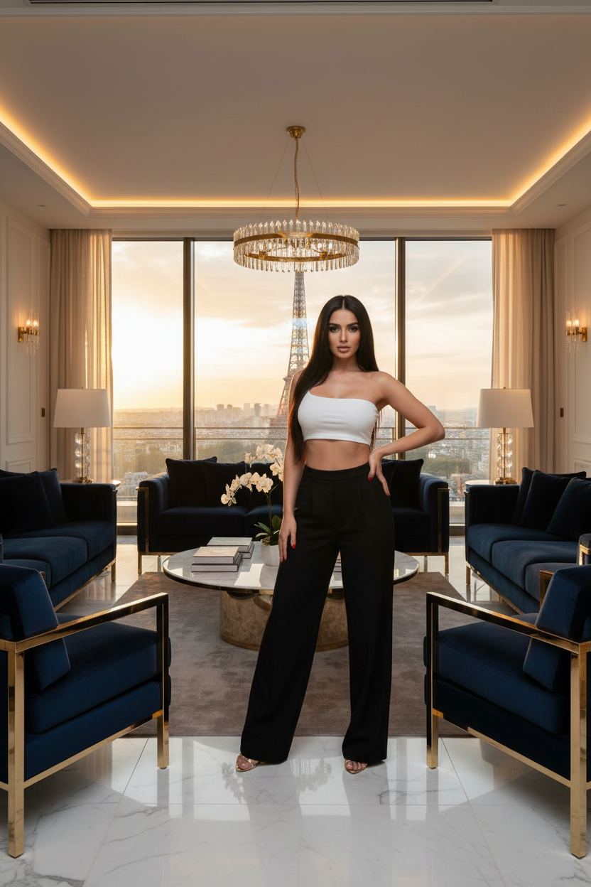 👑 QUEEN HALTER CROP TOP — TOP CAMISOLE DOS NU BRETELLES CROISÉES SLIM ÉTÉ