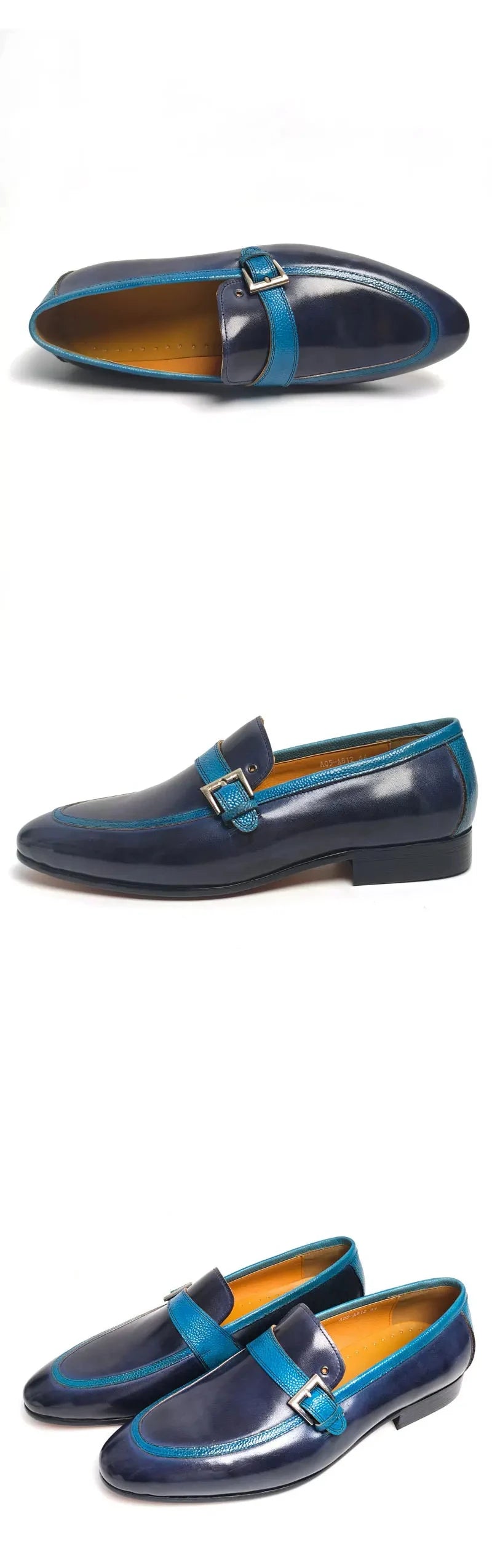 👑 King Loafer Boucle Bleue – Casual Luxe