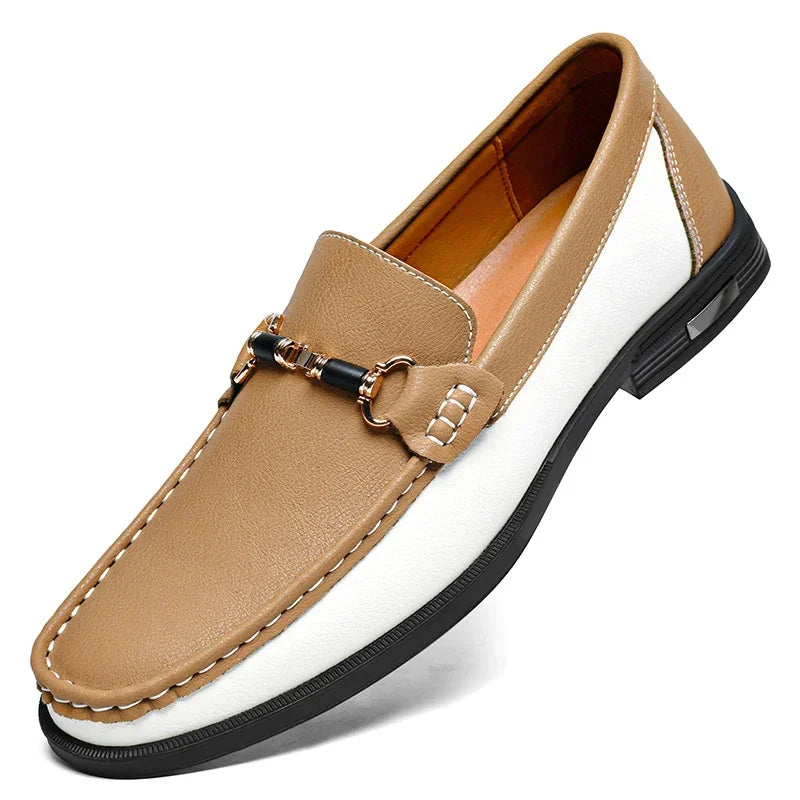 👑 King Loafer Boucle – Mocassin Cuir Premium