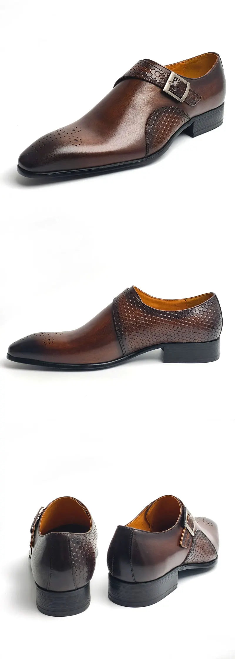 👑 King Monk Cuir – Loafer Business Signature