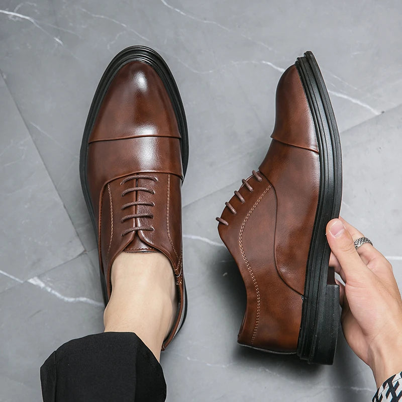 👑 King Cuir Quotidien – Derby Business Confort