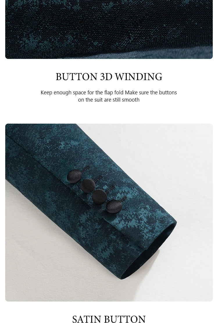 👑 KING TUXEDO CRISTAUX — 3 PIÈCES PRESTIGE SUR MESURE